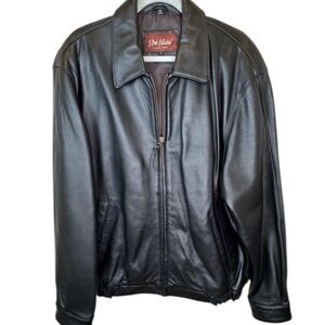 J Park Collection Men’s Lambskin Leather Coat Size L
